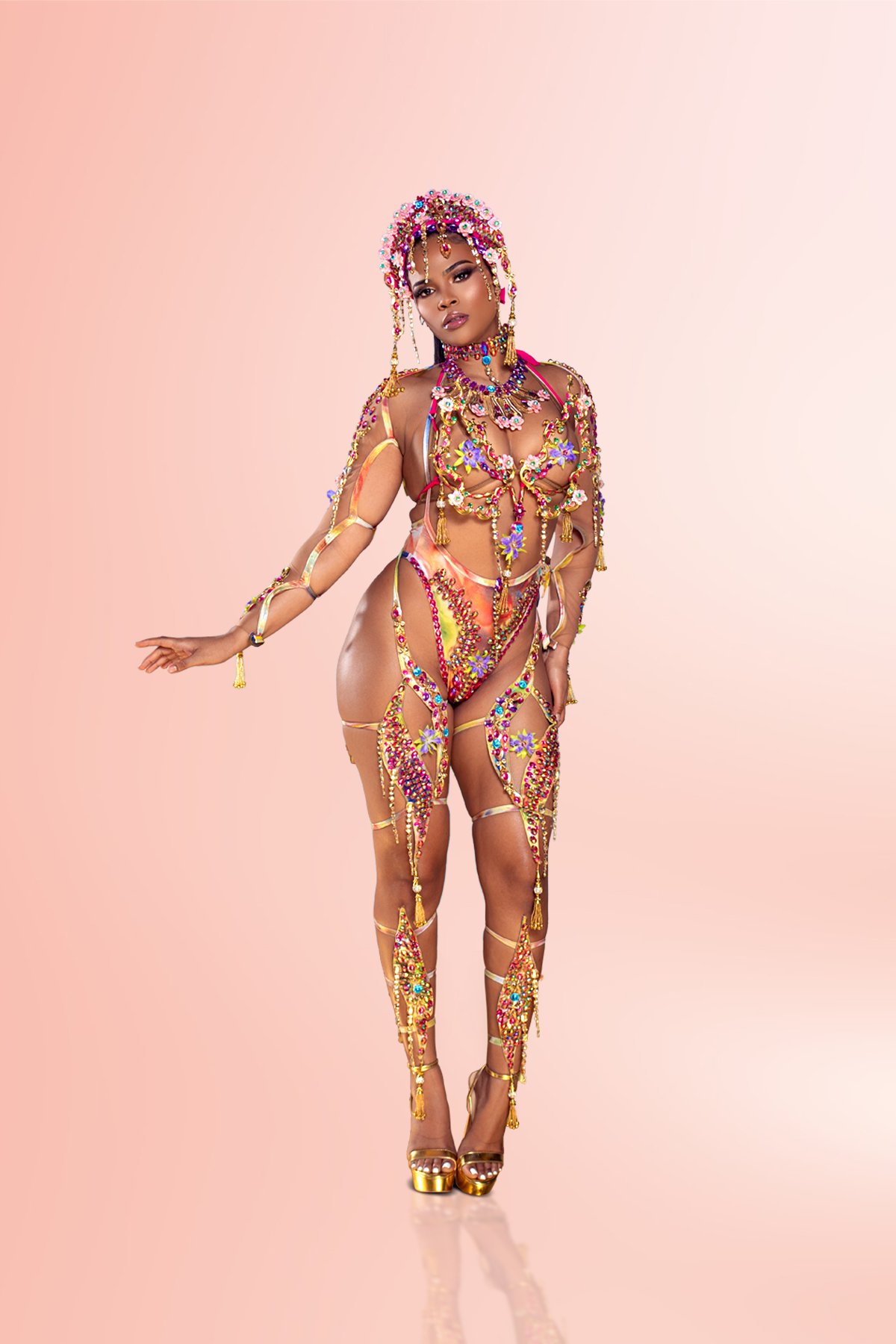 Frontline - Wire Bra & High-Waisted Panty