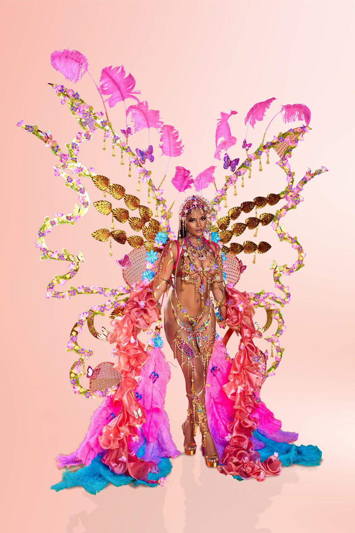 Frontline - Wire Bra & Bikini Panty with Ultra Backpack & Elevated Sleeves